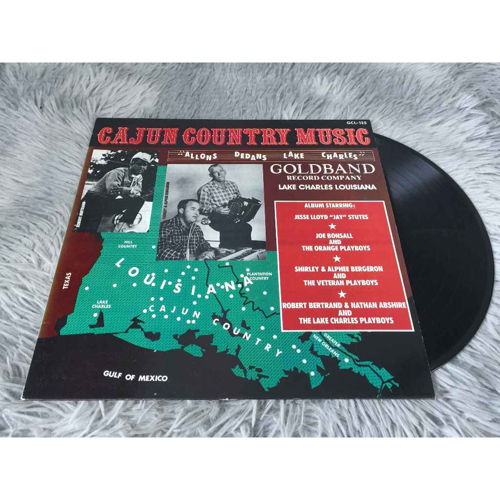 Cajun Country Music ขนาด 12 นิ้ว LP G053