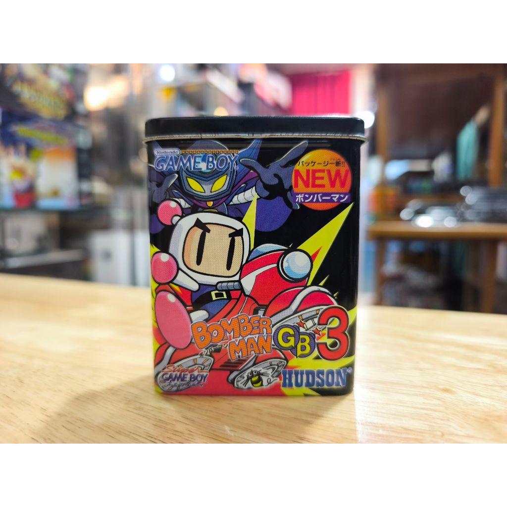 🔥 [Rare กล่องเหล็ก] ตลับแท้ Bomberman GB 3 | Version กล่องเหล็กพิเศษ ปี 1996 งานแท้ Made in Japan 🔥💣