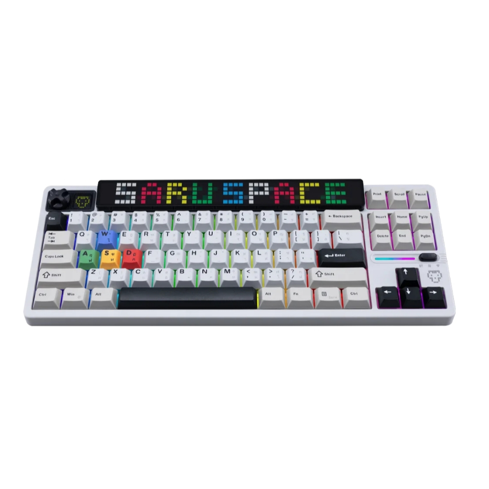 SARU GAMING KEYBOARD KX87 PIXEL RETRO