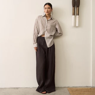 [ NEW IN ] SAC.BKK กางเกงขายาว ผ้าลินิน 100% Linen - Linen Straight Trousers