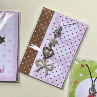 พวงกุญแจโบว์สีขาวมุก 🎀 / สายคล้องมือถือ / ของแถมลูกค้า ของแจกเพื่อนปัจฉิม giveaway