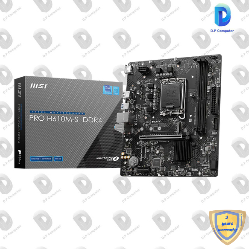 MAINBOARD (1700) MSI PRO H610M-S DDR4 สินค้าใหม่ รับประกัน 3 ปี
