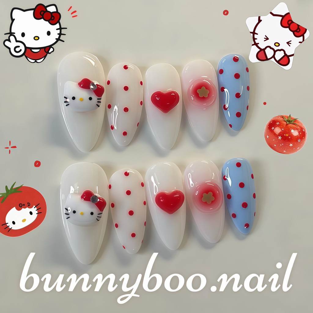 เล็บปลอมเจล tomato kitty