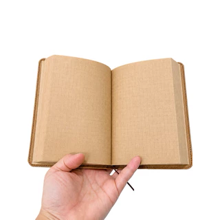 สมุดโน๊ตA6 และA6พิเศษ กระดาษคราฟท์เย็บขอบ(Kraft Paper Notebook A6 size and A6extra)เนื้อในกระดาษถนอมสายตาและกระดาษน้ำตาล