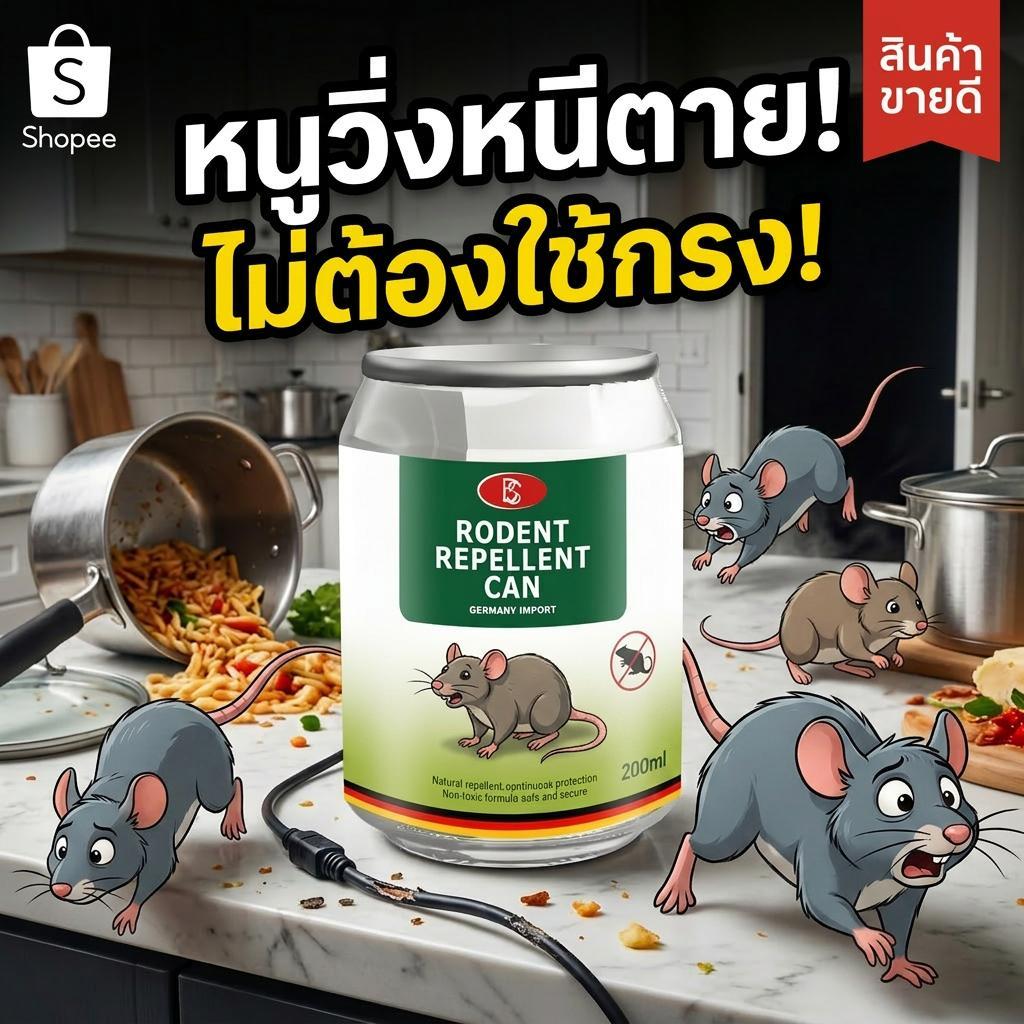 🎁ซื้อ 1 แถม 1! HL ไล่หนู ยาไล่หนู เจลไล่หนู ส่วนผสมจากพืช ปลอดภัย ไร้สารพิษ