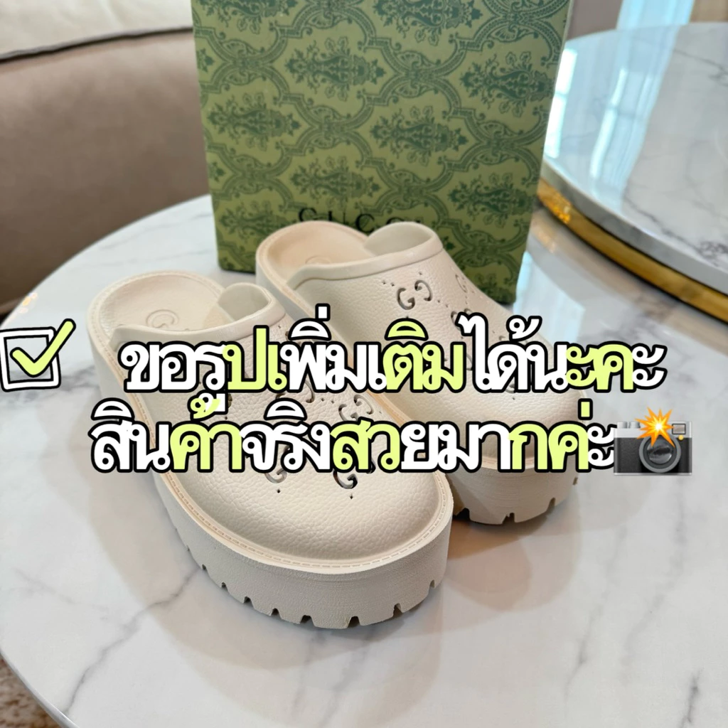 รองเท้าส้นตึกพร้อมส่ง รองเท้าหัวโต ลงใหม่โดนลบยอดพันคู่