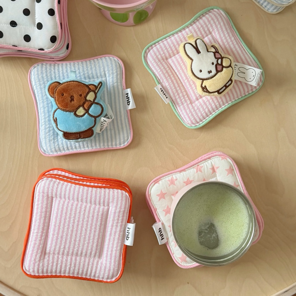 Hihibye Comfy coasters | แผ่นรองแก้วสุดน่ารัก