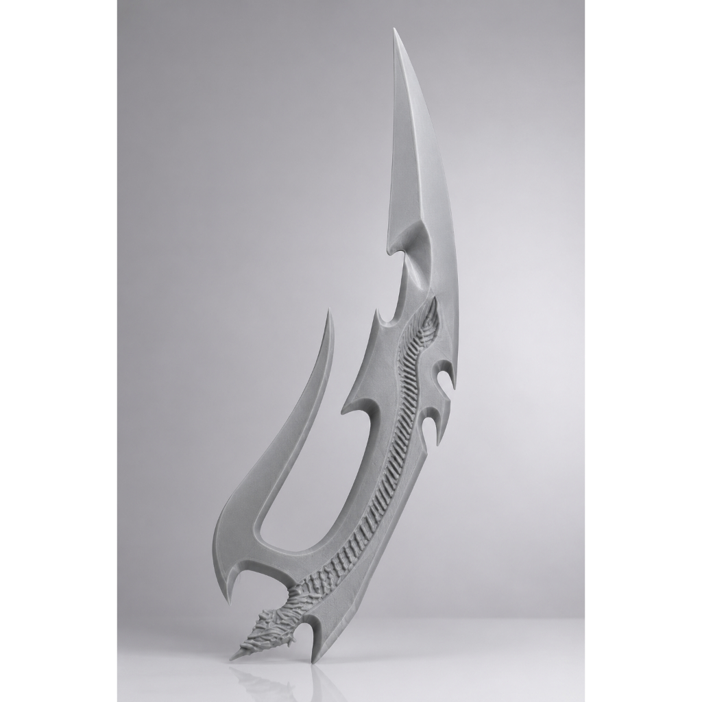 มีดบินนาคราช พร็อพมีดจากละครรุกฆาต ยาว 40 ซม ของสะสม ของโชว์ Naga Flying Knife