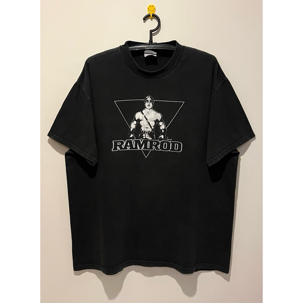 Vintage RAMROD Bar Tee  “HAWK” Art 90s (Leather Bar Merch)
