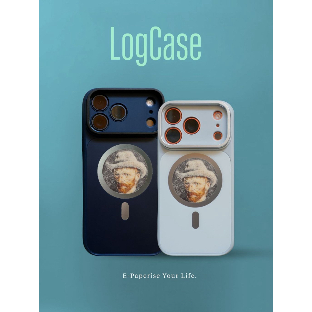 LogCase | E-PAPER iPhone Case 17 Pro & Pro Max เคสโทรศัพท์ - E INK, Waterproof, No Battery, NFC