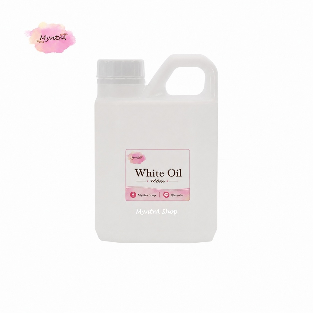 White Oil 500 ml. (425 g.), Paraffin Oil, น้ำมันแก้ว, น้ำมันขาว 100% - USP Grade (India)