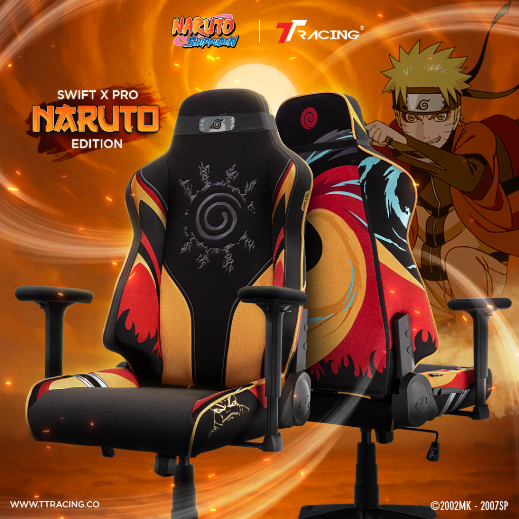 TTRacing Swift X Pro Fabric Gaming Chair Naruto Edition
