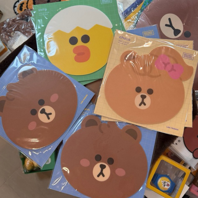 พร้อมส่ง แผ่นรองเม้าส์ Mouse Pad LineFriends