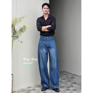 Muddy Barrel Jeans กางเกงยีนส์ทรงบาร์เรล ใส่สบาย ผ้าไม่บาดผิว แนะนำให้เทียบไซส์ตามตาราง