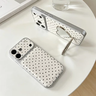 for iPhone17promax เคสหนังสกรีนลาย เคสพร้อมกิ๊บต๊อก pop up สำหรับ ไอโฟน17 17 pro max 16 pro max 15 pro max 14 pro max 13