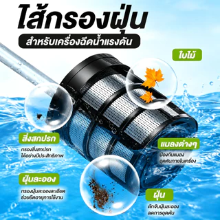 YOUXIAN เครื่องฉีดน้ำแรงดันสูงไร้สาย 21V มอเตอร์ไร้แปรงถ่าน แรงดันสูง หัวฉีด 6 รูปแบบ สายยางยาว ล้างรถ รดน้ำต้นไม้