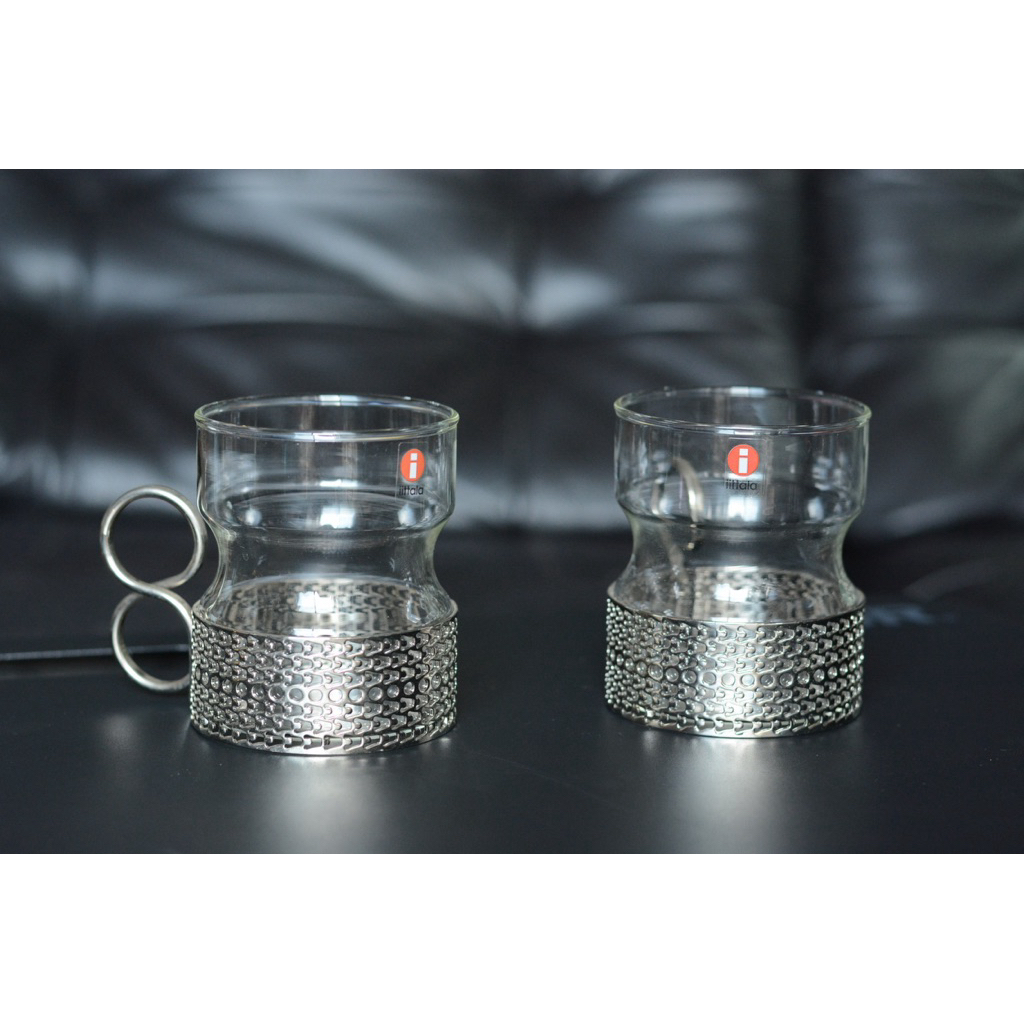 TSAIKKA Glogg Glasses with Silvered Handles  IITTALA, FINLAND 🇫🇮   แก้ว iittala หูจับเลข 8 ค่ะ  ขนาด