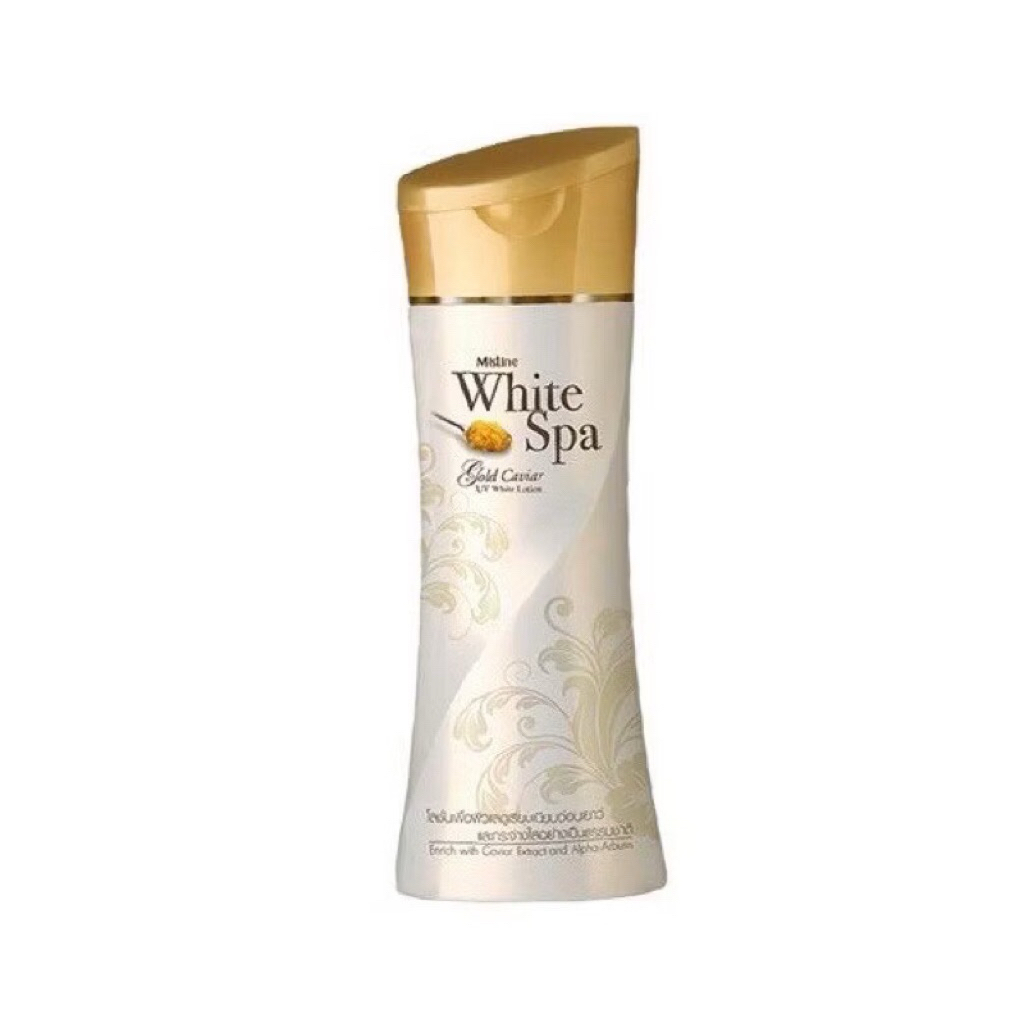 Mistine white spโลชั่น มิสทิน ไวท์ สปา คอลลาเจน ไฮยา ยูวี ไวท์เทนนิ่ง ขนาด200มล