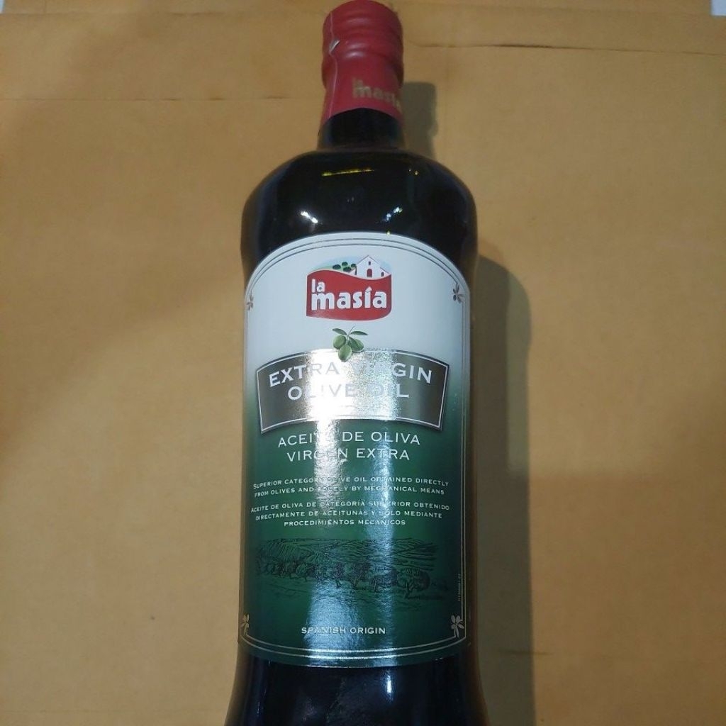 น้ำมันมะกอกธรรมชาติเกรดพิเศษ ตรา ลา มาเซีย extra virgin olive oil La masia 1L exp 16/4/2028