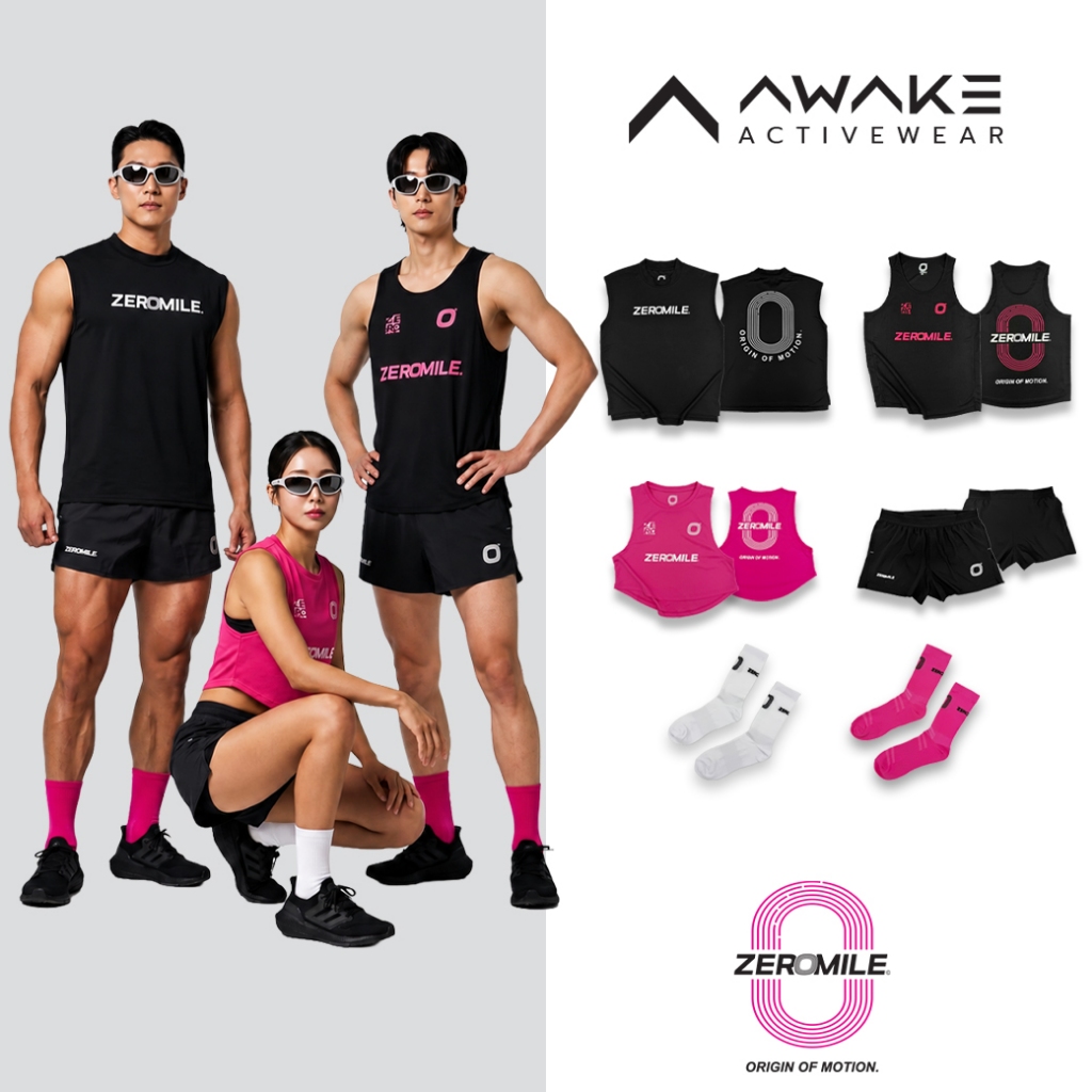 AWAKE เสื้อกีฬา เสื้อออกกำลังกาย ZEROMILE