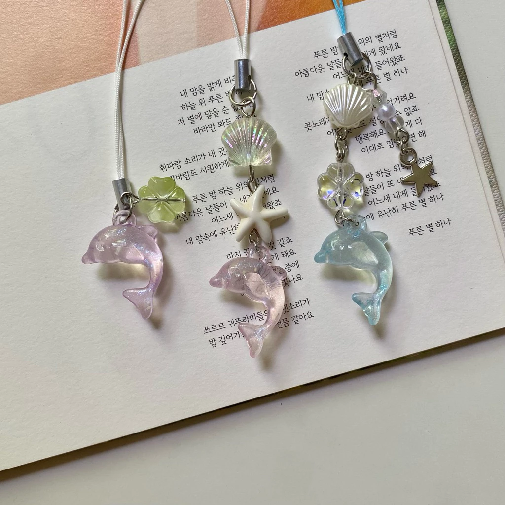พวงกุญแจโลมา 🐬 เชือกคล้องโทรศัพท์ | ของขวัญปัจฉิม ของแจก giveaway ของแถมลูกค้า