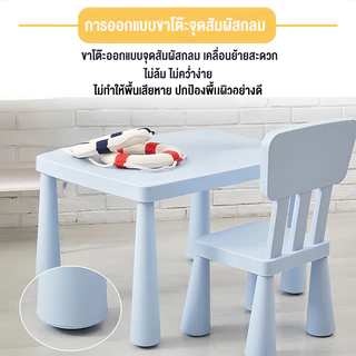 โต๊ะเขียนหนังสือเด็ก โต๊ะเด็ก IKEA โต๊ะหนังสือเด็ก รับน้ำหนักได้ 100kg สำหรับเด็ก 3–12 ปี