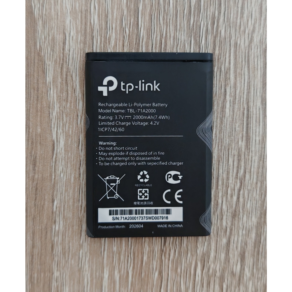 แบตเตอรี่ TBL-71A2000  สำหรับ TP-LINK Wifi Router M7300 TBL-71B2000 รบกวนลูกค้าตรวจสอบโมเดลแบตก่อนสั่งซื้อ
