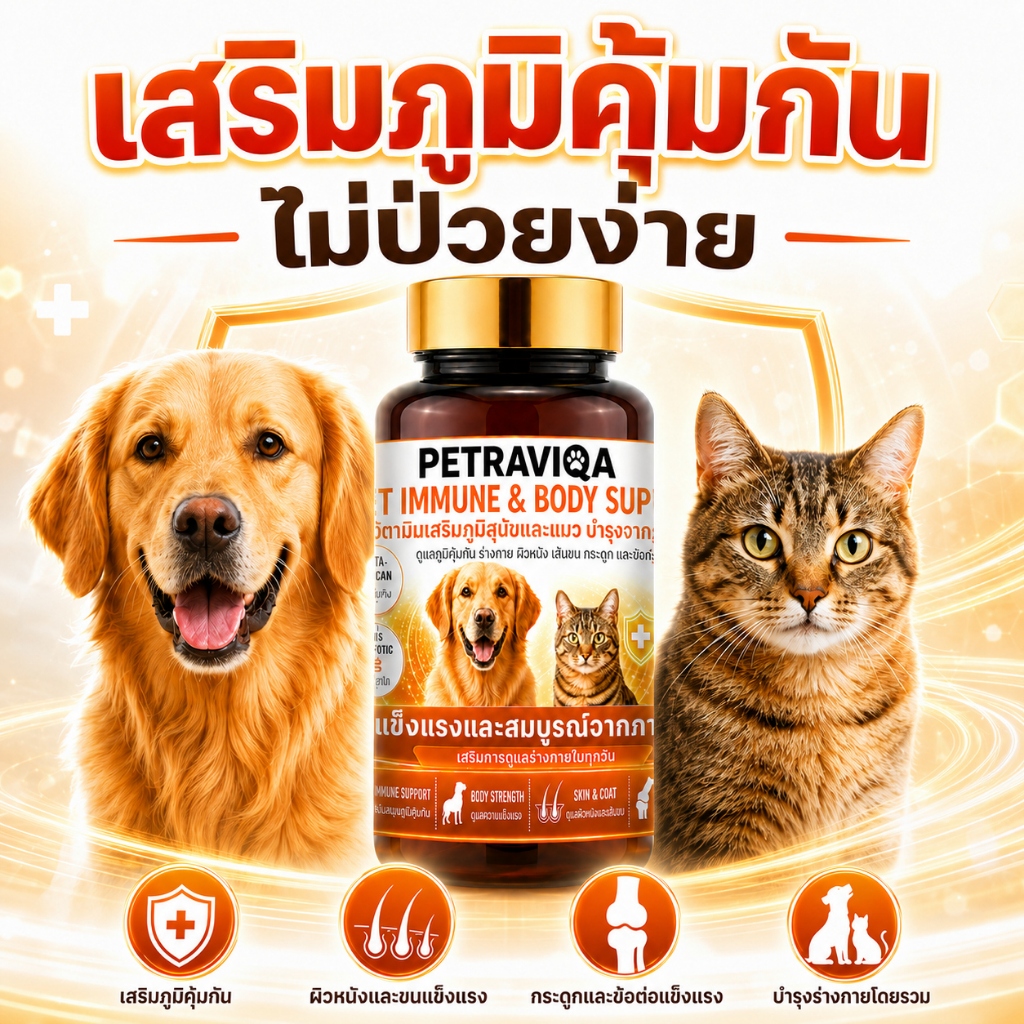 Petraviqa Beta Glucan+Lysine วิตามินเสริมภูมิ ไม่ป่วยง่าย รูปที่ 3