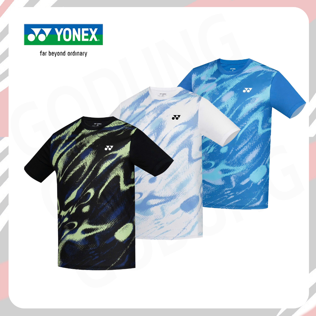 เสื้อแบดมินตัน Yonex รุ่น Run Away 4 (ของแท้ 100%) ใส่สบาย ไม่คัน เนื้อผ้าดี ระบายอากาศ