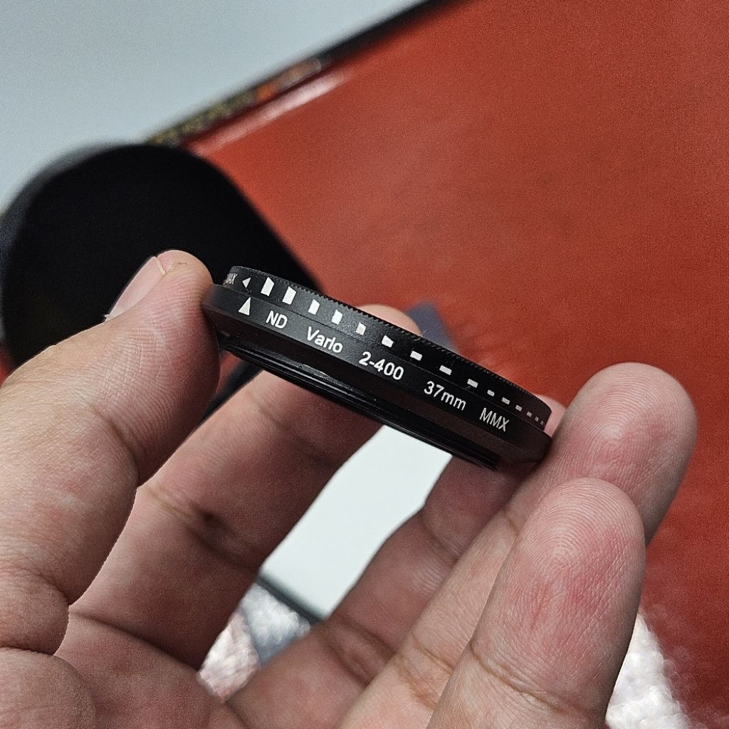 ND Filter Variable ND2-ND400 37mm ฟิลเตอร์ลดแสง ปรับระดับได้ หน้ากล้อง 37 มม. สำหรับเลนส์กล้องและมือ