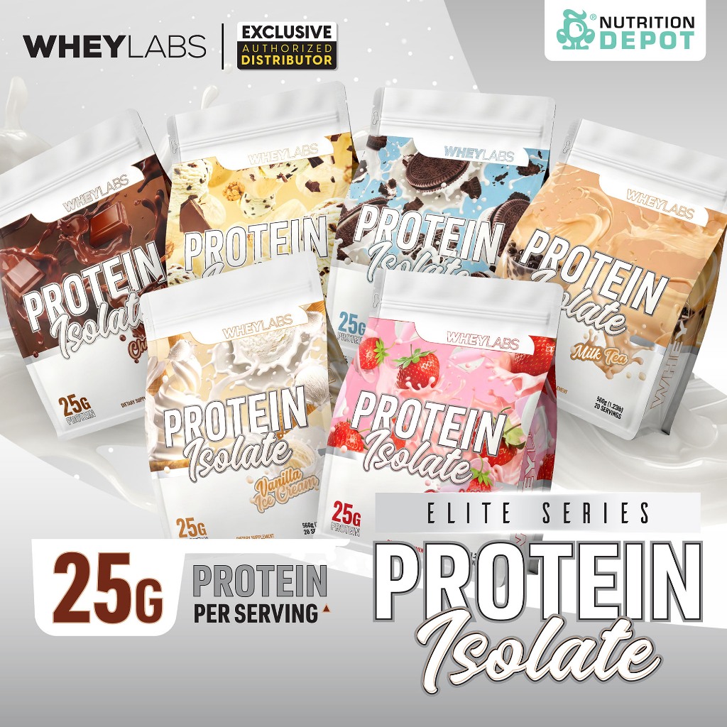 Whey Labs Elite Series Isolate Protein - 1 lb เวย์โปรตีนเสริมสร้างกล้ามเนื้อ