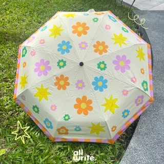 allwrite Umbrella ร่มพับอัตโนมัติ กันยูวี กันแดด กันฝน