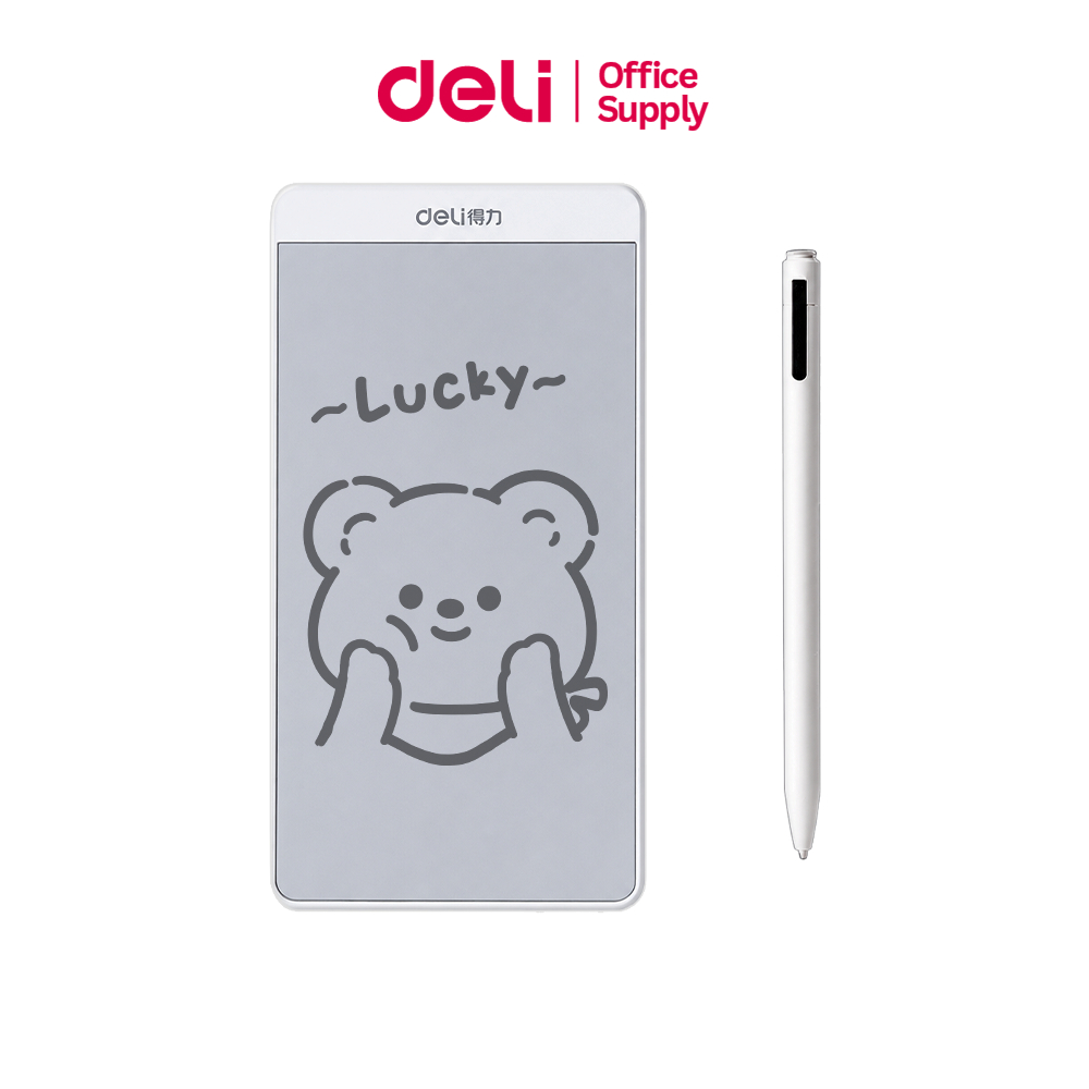 Deli กระดานไวท์บอร์ด กระดานแม่เหล็ก พร้อมปากกาหัวแม่เหล็ก ปลายปากกาลบได้ ใช้งานง่าย Magic Whiteboard