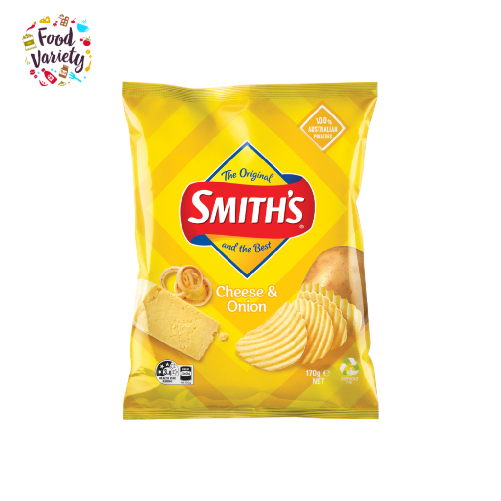[Best Before 25-Oct-2026]Smith's Crinkle Cheese & Onion Flavor Chips 170g