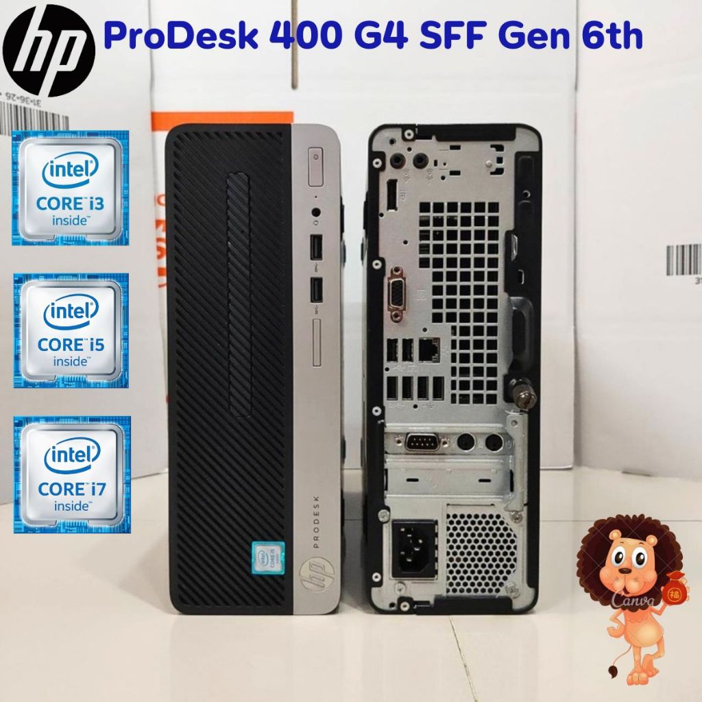 HP ProDesk 400 G4 Sff Business PC Intel Core i7 i5 i3  Gen 6th 7th  เครื่องคอมพิวเตอร์พร้อมใช้