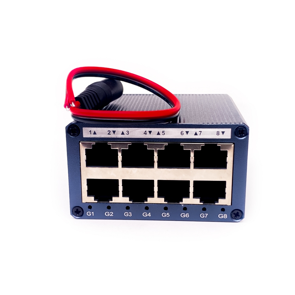 Mini Gigabit 8-port industrial switch