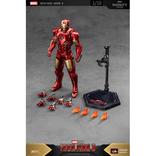 ZD Toys Iron Man Mark 8 (MK8) สเกล 1/10 แท้ Marvel Studios Iron Man 3 Action Figure โมเดลไอรอนแมน