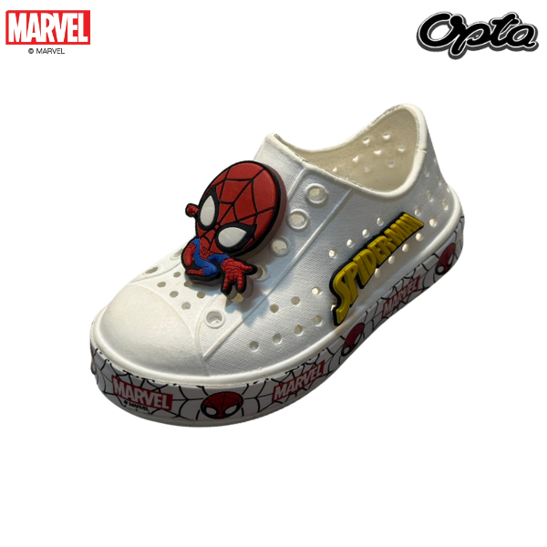 OPTA Spider Man รองเท้าสวมเด็กผู้ชาย เนื้อ EVA นิ่ม ใส่สบาย ลิขสิทธิ์แท้100% พร้อมจัดส่งทุกวัน