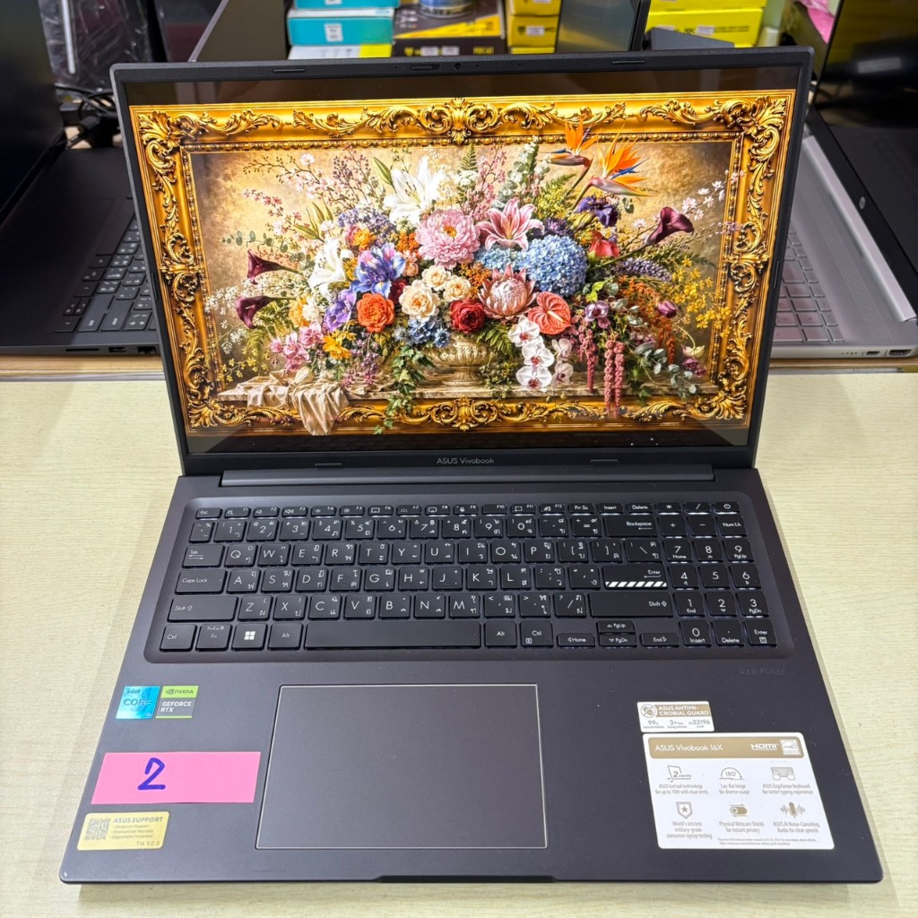ASUS  VIVOBOOK  16X  V3605VC - RP515W  *เครื่อง  6  เดือน  ประกันศูนย์  Onsite  09/01/2028*  สภาพเคร