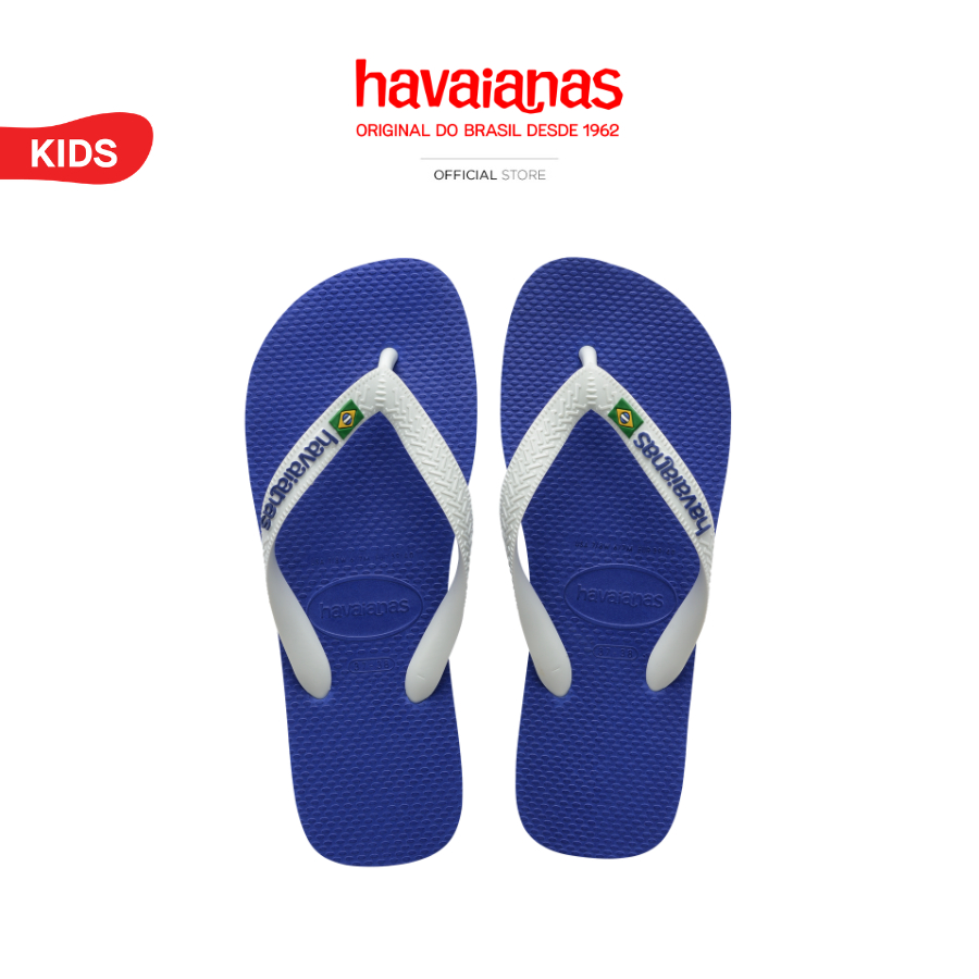 HAVAIANAS รองเท้าแตะ Brasil Logo Flip Flops BLACK 41108501069U_C3BKXX