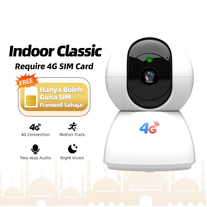 V380 C200 4G กล้องวงจรปิด กล้องรักษาความปลอดภัยอัจฉริยะ IP มุมกว้าง 360 องศา HD พาโนรามา 3D 4G ไนท์วิชั่น กล้องวงจรป