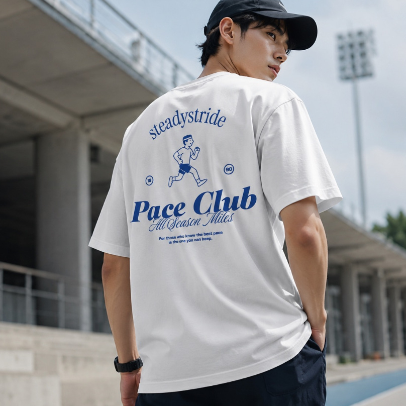 เสื้อยืด Streetwear Oversize ผู้ชาย สกรีนลาย U-036 "มีเก็บเงินปลายทาง"