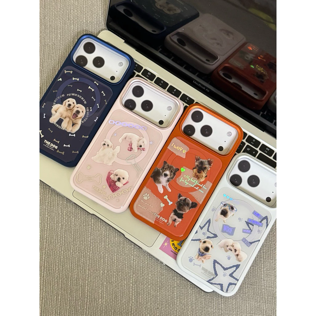 “พร้อมส่ง” เคสการ์ตูนน้องหมา (แม่เหล็ก) รองรับ 17Pro/17Promax