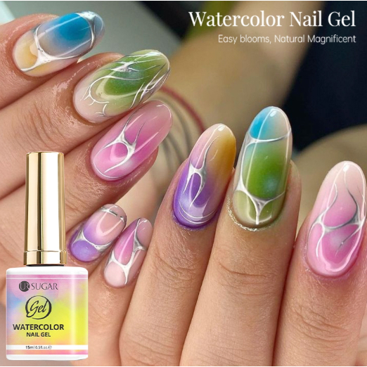 Blooming gel น้ำยาละลายสีเจลให้แตกฟุ้งกระจายออกลายสวย