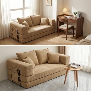 【Thailand Ready Stock】Trikings compression sofa โซฟาพับเก็บได้ โซฟาเตียงนอน โซฟาหลายฟังก์ชัน โซฟาดูดวิญญาน
