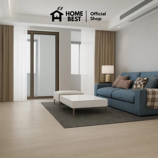 Home Best กระเบื้องยางลายไม้ SPC คลิกล็อค ความหนา 5 มม. กันน้ำ 100% พร้อมโฟม IXPE ในตัว ทนน้ำ ทนลื่น ไม่ขึ้นรา