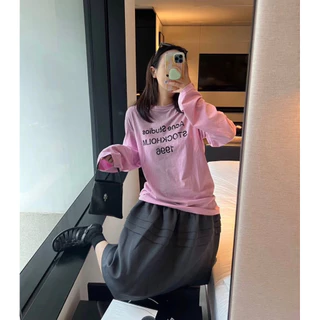 PP220 เสื้อ ac st สี Cotton Candy Pink โลโก้ Sprayed Effect