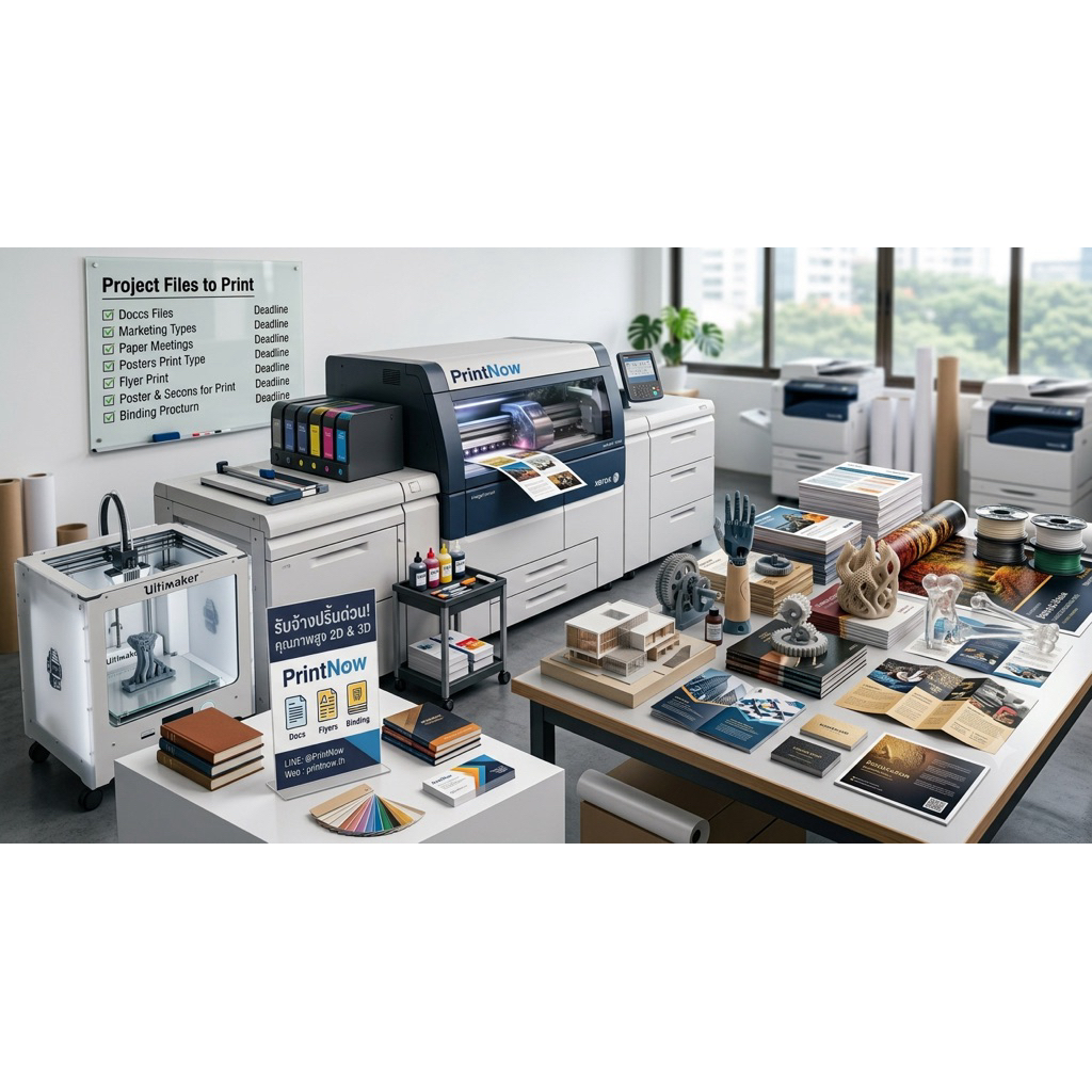 🖨️ รับจ้างปริ้น 3D | ผลิตชิ้นงานตามสั่ง | งานคุณภาพ