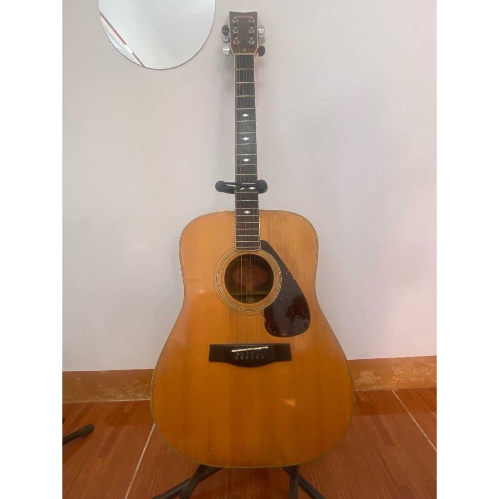 กีตาร์โปร่งไฟฟ้า YAMAHA FG-351 แท้ญี่ปุ่น  ( ปี1977 )