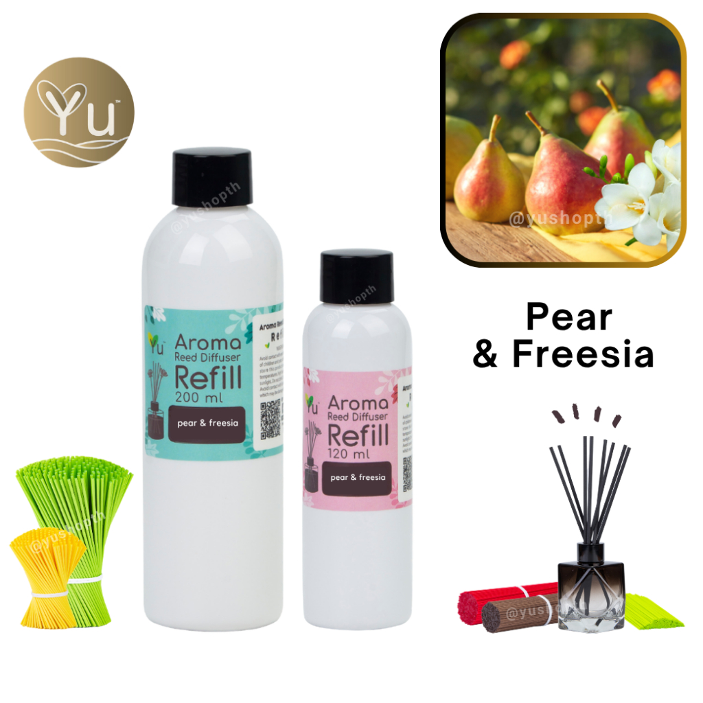 🌟 Refill รีฟิล 🌟 กลิ่น Pear & Freesia กลิ่นคล้าย J Malonee English Pear & Freesia สำหรับ ก้านไม้หอม